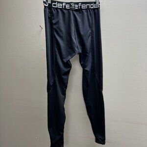 Men's Black Running Tights